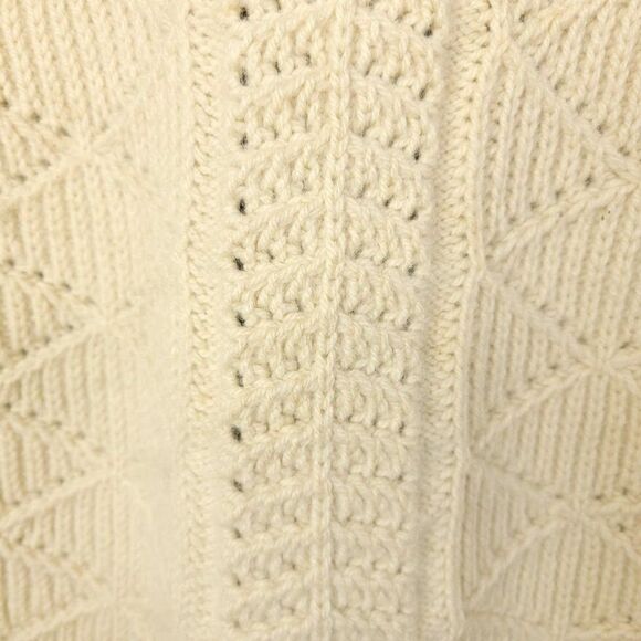 St Michael Wool Aran Knit Sweater Vintage Fisherman Made In Britain Mens Large - Picture 2 of 6